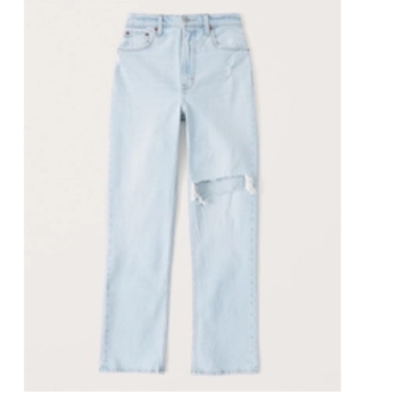 Abercrombie & Fitch 90s Straight Ultra High Rise Jeans size 28 - Picture 10 of 11